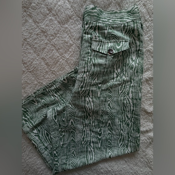 C/MEO COLLECTIVE Energised Wide-leg Pants In Ivy Woodgrain - Picture 4 of 16